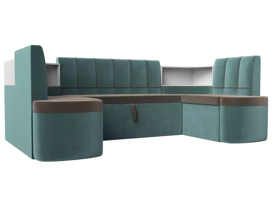 Кухонный диван П-образный Тефида Дизайн 3