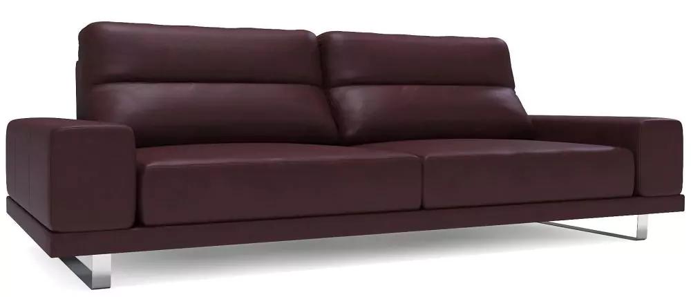 Прямой кожаный диван Рипозо (Лофт) дизайн 8
