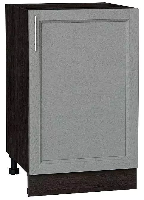 Шкаф нижний с 1-ой дверцей Сканди 500 Grey Softwood/Венге