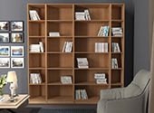 Стеллажи для книг коричневые