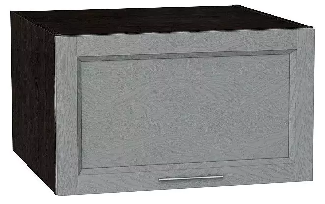 Шкаф верхний горизонтальный с увеличенной глубиной Сканди 600 Grey Softwood/Венге