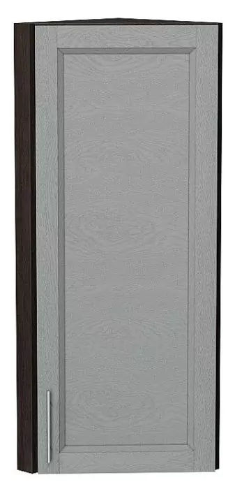 Шкаф верхний торцевой Сканди 300 Grey Softwood/Венге