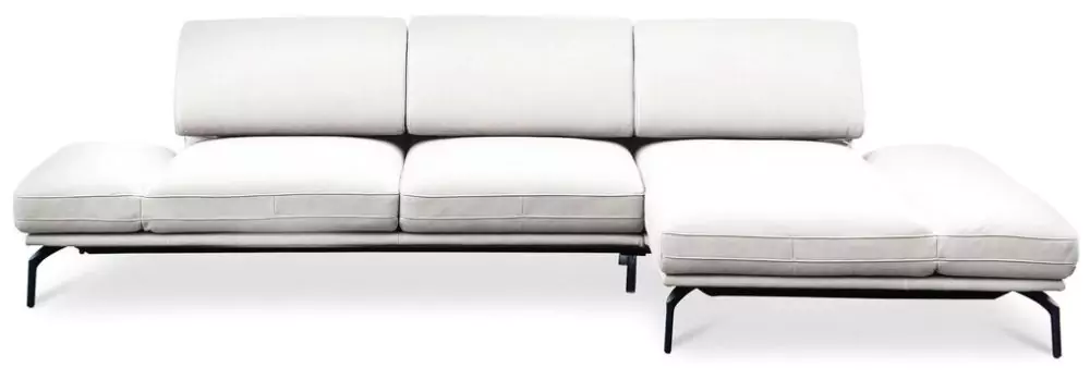 Кожаный диван с оттоманкой Рузвельт дизайн 3