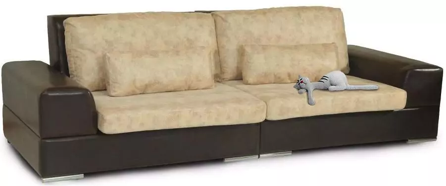 Прямой нераскладной диван Моника (Монца)дизайн 2