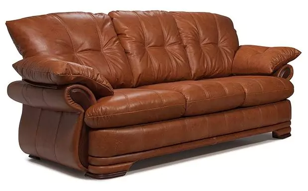 Кожаный диван Фортуна 3 3-мест без мех-ма дизайн 5