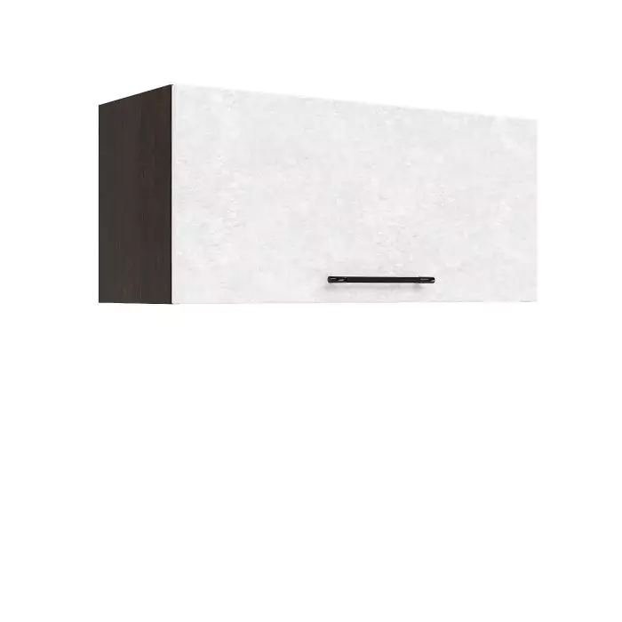 Шкаф верхний горизонтальный ШВГ 800 "София" Нувель (бетон белый) дизайн 2