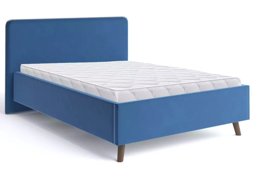 Интерьерная кровать Ванесса 160 с мягкой спинкой дизайн 3