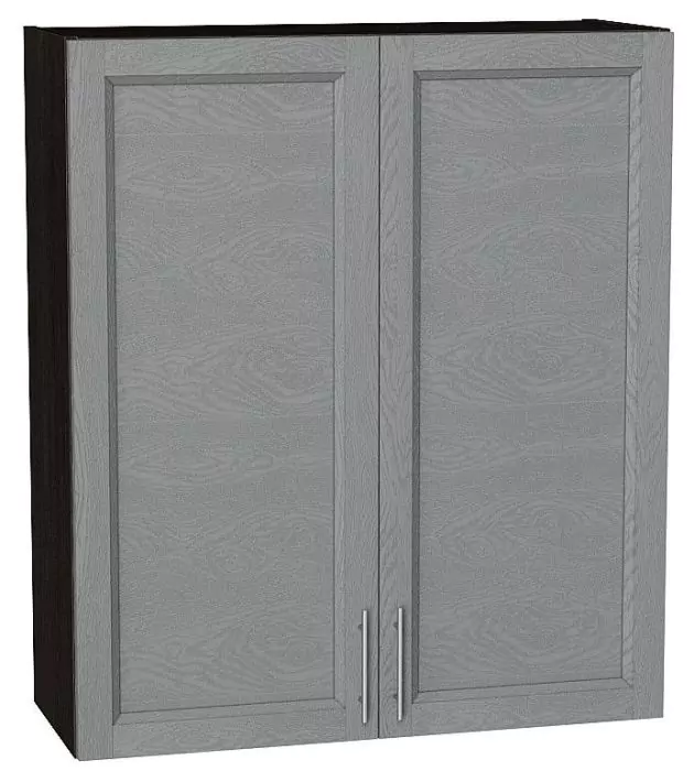 Шкаф верхний с 2-мя дверцами Сканди 920х800 Grey Softwood/Венге