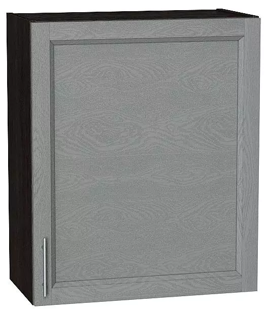 Шкаф верхний с 1-ой дверцей Сканди 720х600 Grey Softwood/Венге