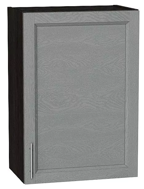 Шкаф верхний с 1-ой дверцей Сканди 720х500 Grey Softwood/Венге