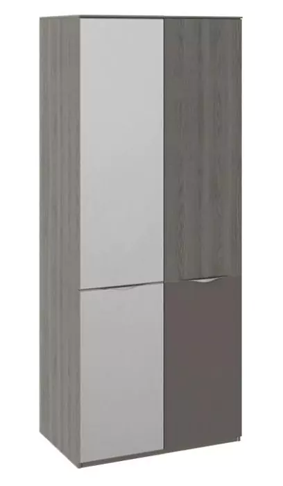 Шкаф распашной двухдверный комбинированный с зеркалом Либерти