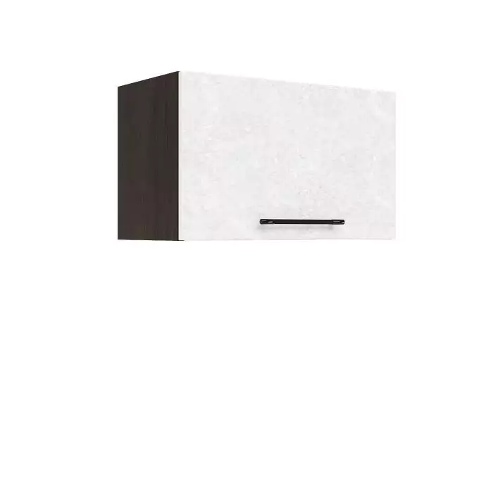 Шкаф верхний горизонтальный ШВГ 600 "София" Нувель (бетон белый) дизайн 2