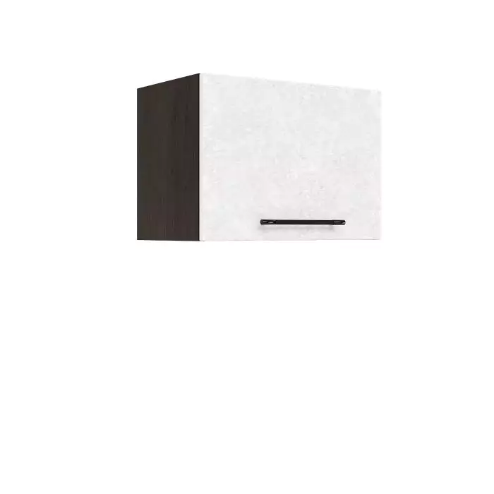 Шкаф верхний горизонтальный ШВГ 500 "София" Нувель (бетон белый) дизайн 2