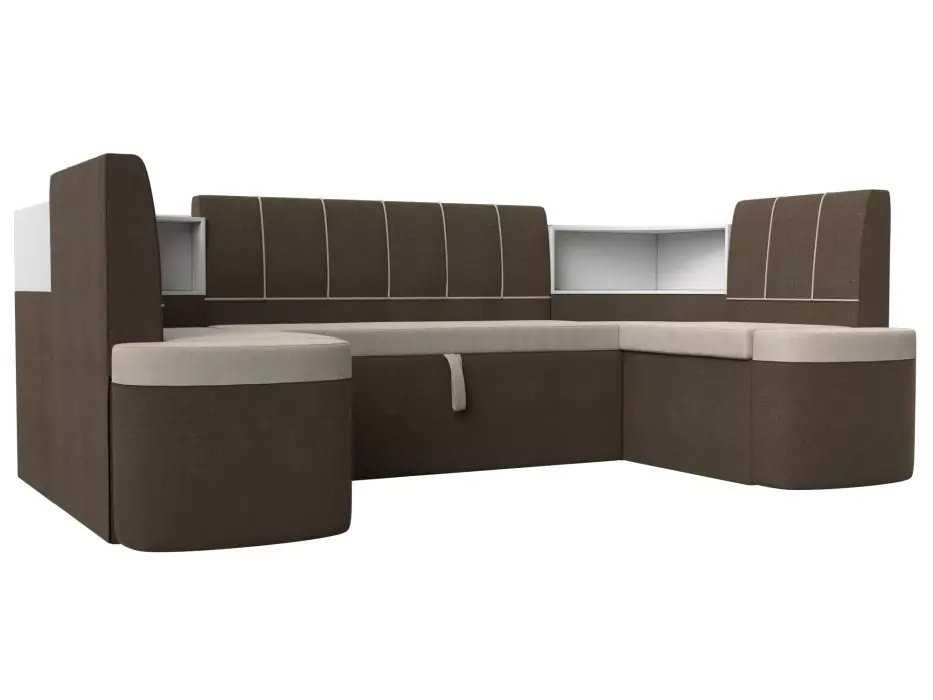 Кухонный диван П-образный Тефида Дизайн 8