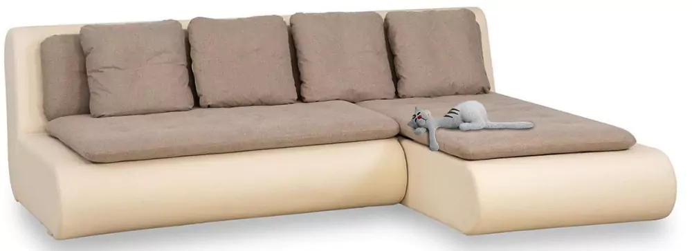 Угловой диван Кормакоф (Наполи) коричневый