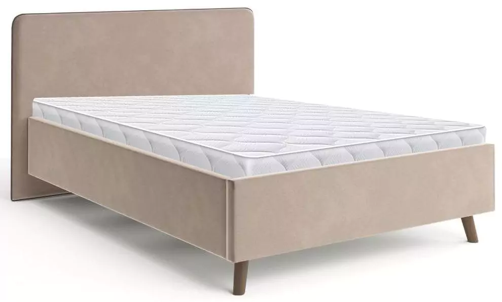 Интерьерная кровать Ванесса 140 c Матрасом Divano Plain (НПБ) дизайн 2