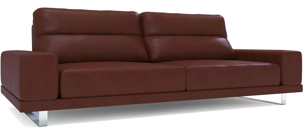 Прямой кожаный диван Рипозо (Лофт) дизайн 7