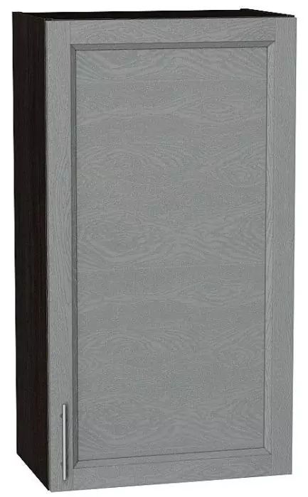 Шкаф верхний с 1-ой дверцей Сканди 920х500 Grey Softwood/Венге