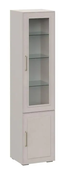 Шкаф-пенал со стеклом Антеро ПС-500 дизайн 1