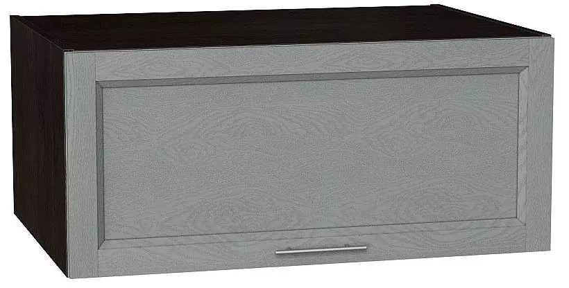 Шкаф верхний горизонтальный с увеличенной глубиной Сканди 800 Grey Softwood/Венге