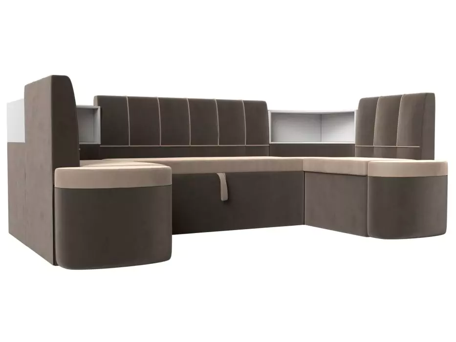 Кухонный диван П-образный Тефида Дизайн 1