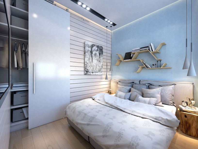Дизайн спальни 10 кв. м.