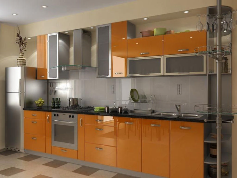 Дизайн кухни персикового цвета: полезные советы по оформлению