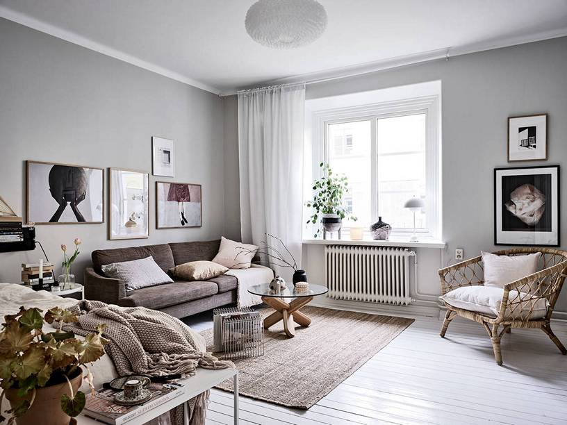 Гостиная в скандинавском стиле: как создать легкий и красивый интерьер