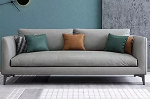Прямой кожаный диван Next(Лофт) Без механизма 