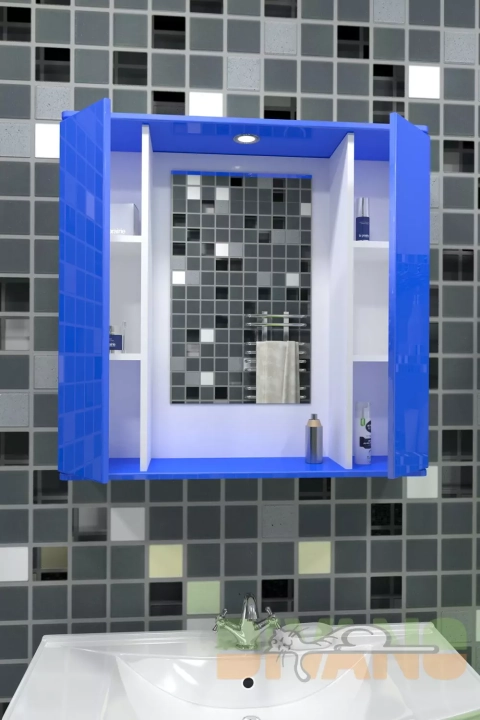 ф156 Шкафчик для ванной Мебелеф-3 Дизайн 2