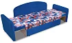 Прямой диван Балу Малютка, Синий