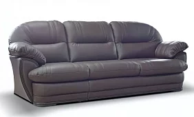 Прямой диван Ланкастер экокожа Без механизма Коричневый