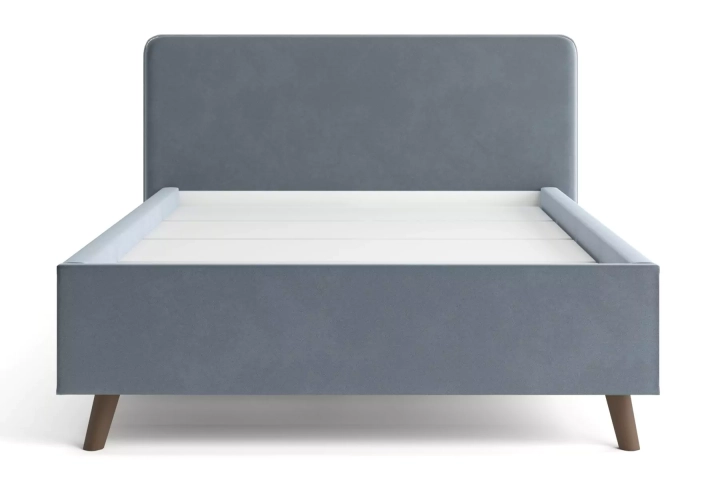 ф63 Интерьерная кровать Ванесса 140 с мягкой спинкой дизайн 5