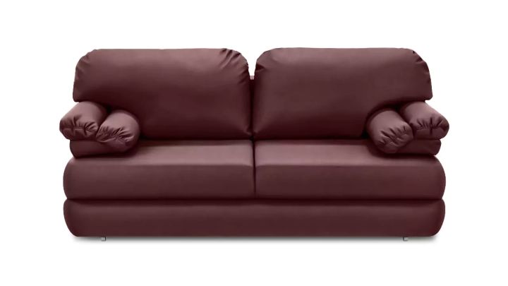 ф136 Кожаный прямой диван Титан дизайн 7