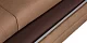 ф125 диван Бристоль угловой коричневый