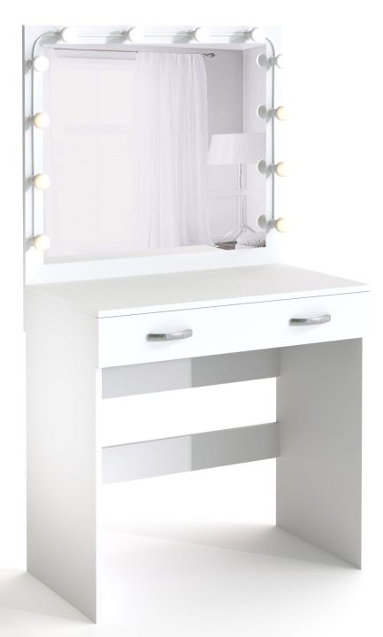 ф119 Туалетный столик Ронда СТ-01 с зеркалом и подсветкой-12 дизайн 9