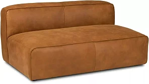 Прямой кожаный диван Миро (Лофт) Без механизма 