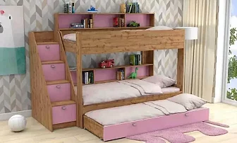 Трехъярусная кровать Golden Kids Кровати без механизма 