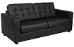 Кожаный диван Камелот, Черный