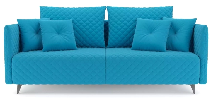 ф50а Прямой диван Вашингтон (Синий) 1