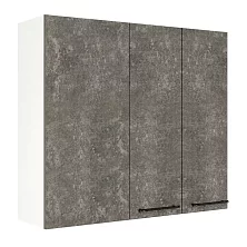 Шкаф верхний угловой (премьер) ШВУП 1000Н Нувель (бетон коричневый) 