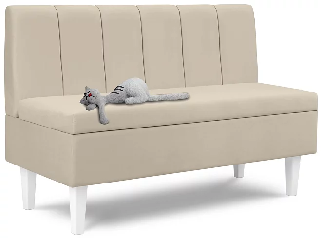 Прямой диван Лео (Сканди), Бежевый