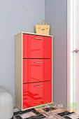 Обувница Мебелеф-10 Белый 