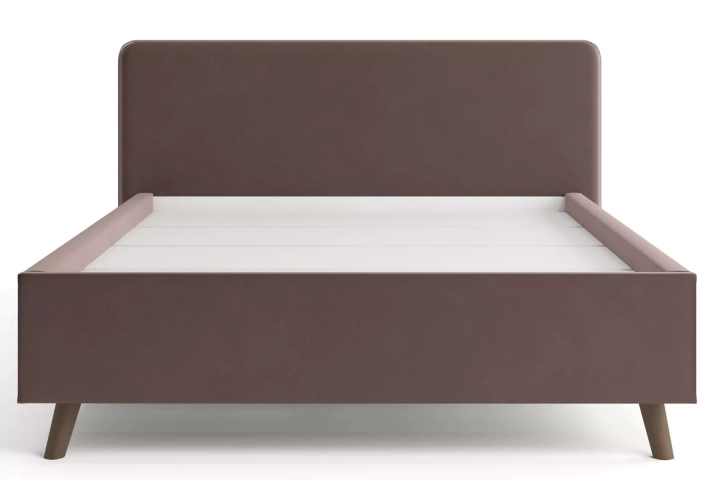 ф63 Интерьерная кровать Ванесса 160 с мягкой спинкой дизайн 1