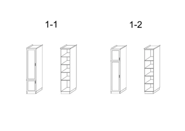 ф274 Шкаф Дримлайн Варна 1-но створчатый