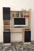 Компьютерный стол Мебелеф-20 Черный 