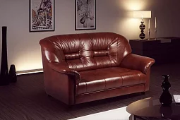 Прямой диван Премьер Честер Без механизма Коричневый